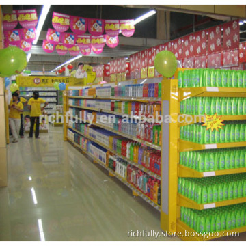 2015 hot products Commodity Shelf with LED light, Grocery Store Shelving, Store Rack